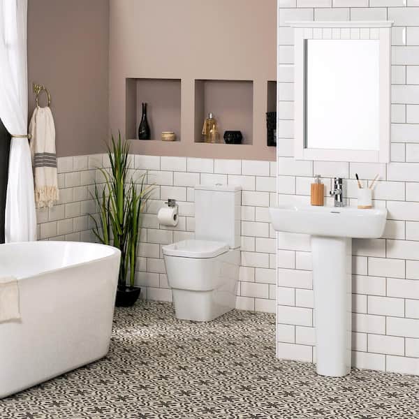 Design House Cottage 21 in. W x 24 in. H Framed Rectangular Bathroom Vanity  Mirror in White 541581-WHT The Home Depot