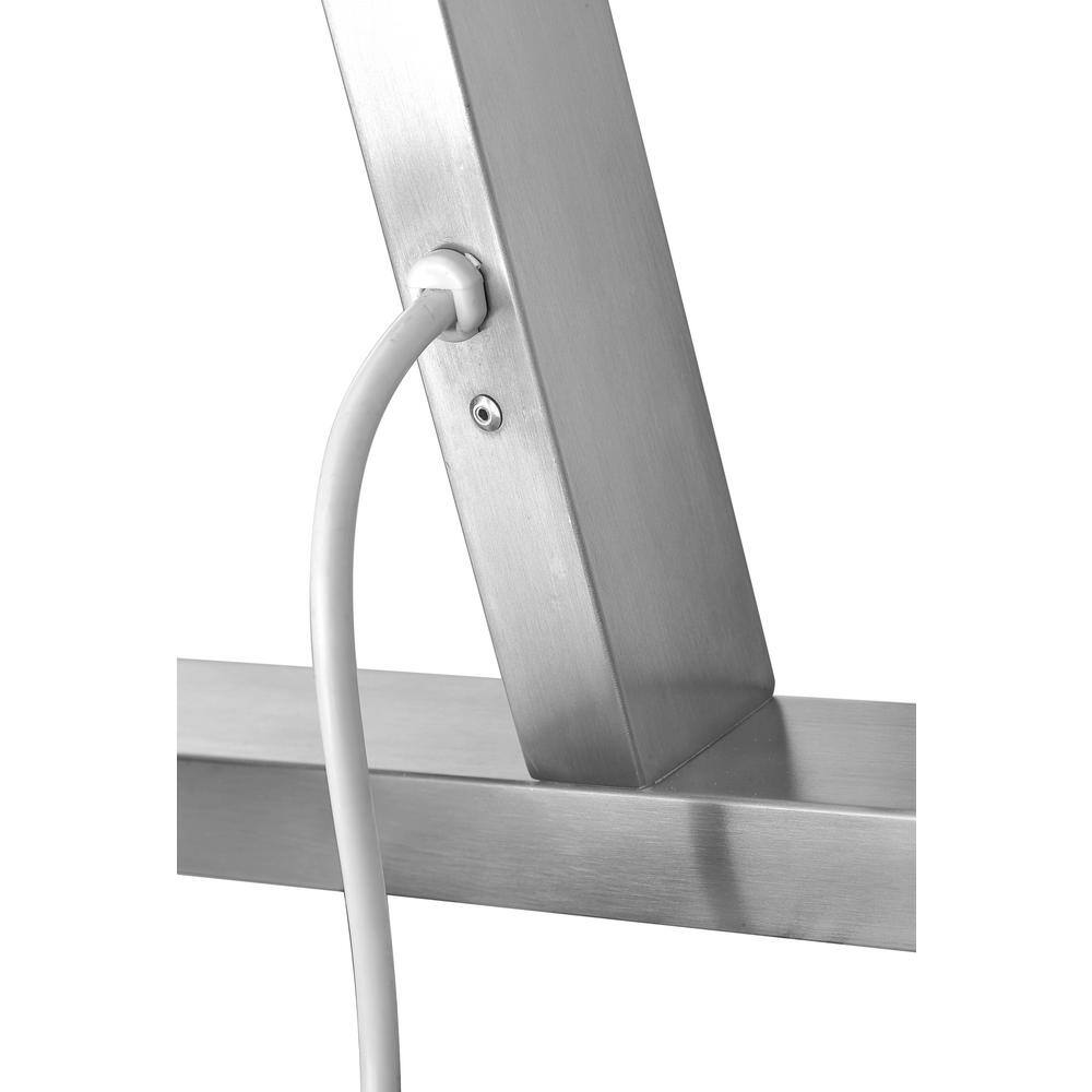 Brushed Nickel 6-Bar Stainless Steel Floor Towel Warmer