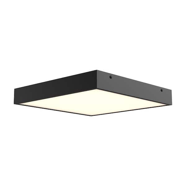 ALORA MOOD Sydney 14 in. 1 Light 36-Watt Matte Black Integrated LED Flush Mount