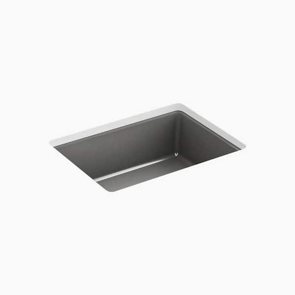 Verticyl 17.13 Undermount Vitreous China Bathroom Sink in Gray