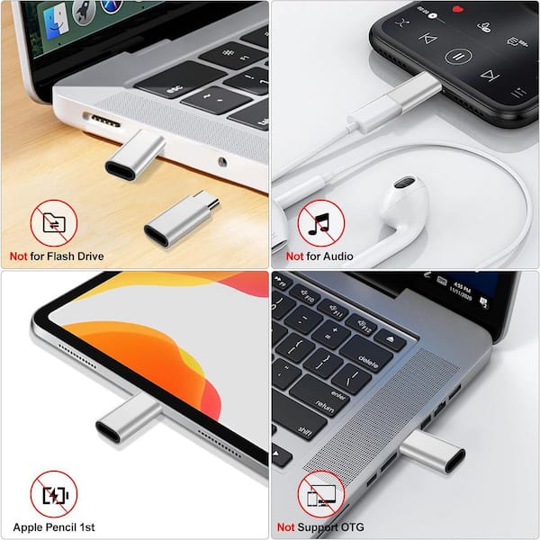 YICHUHAOXI Lightning to USB C Adapter for iPhone, iPad, Android