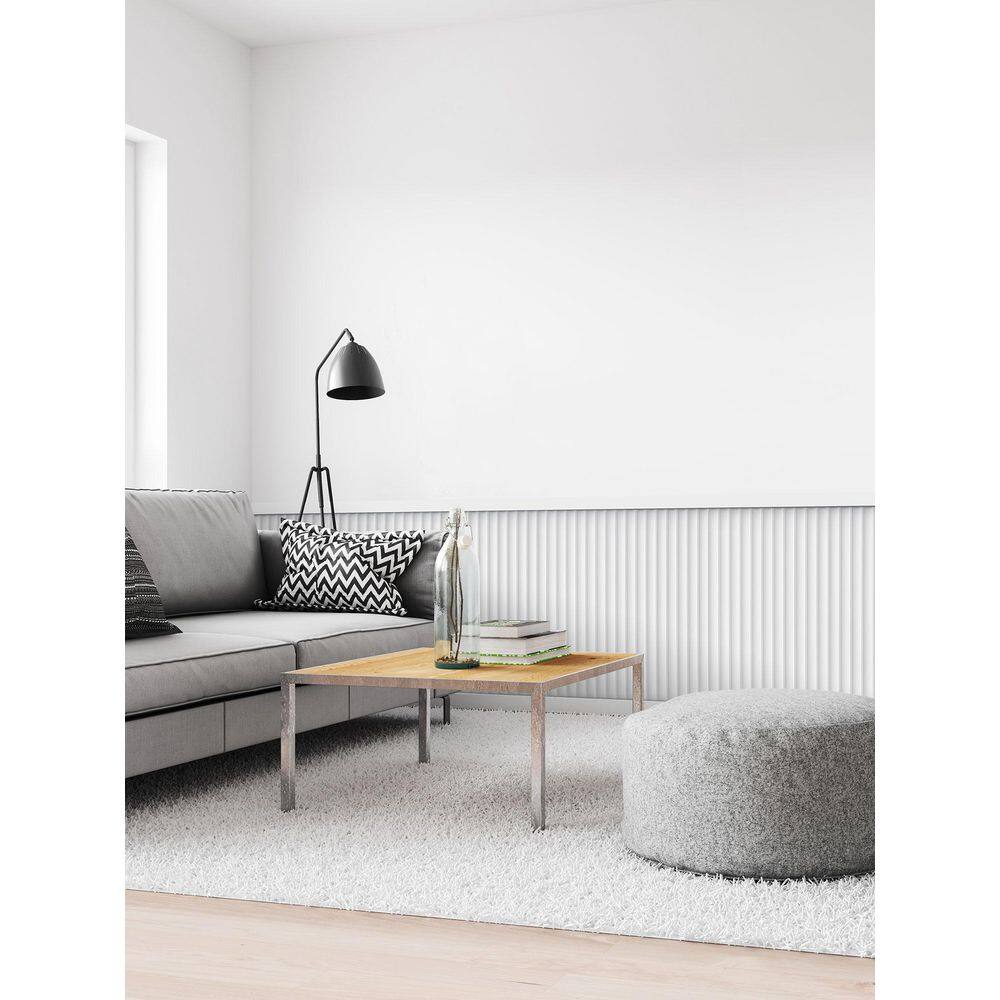 Primed White 3D Textured Polyurethane Panel Moulding