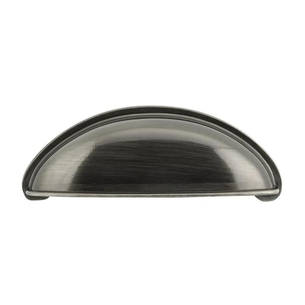 Richelieu Hardware Monceau Collection 2 1/2 in. (64 mm) Black Nickel Traditional Cabinet Cup Pull