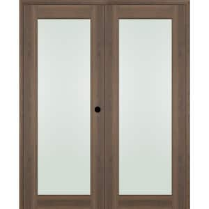 Belldinni Vona 56 In. X 96 In. Left Hand Active Full Lite Frosted Glass ...