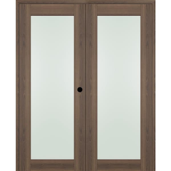 Belldinni Vona 64 In. X 96 In. Left Hand Active Full Lite Frosted Glass ...