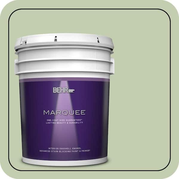 BEHR MARQUEE 5 gal. #M380-3 Growing Season One-Coat Hide Eggshell Enamel Interior Paint & Primer