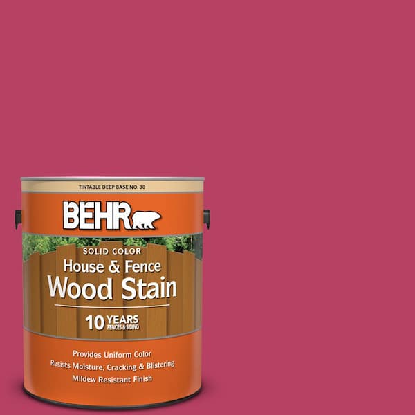 BEHR 1 gal. #P130-7 Glamorous Solid Color House and Fence Exterior Wood Stain