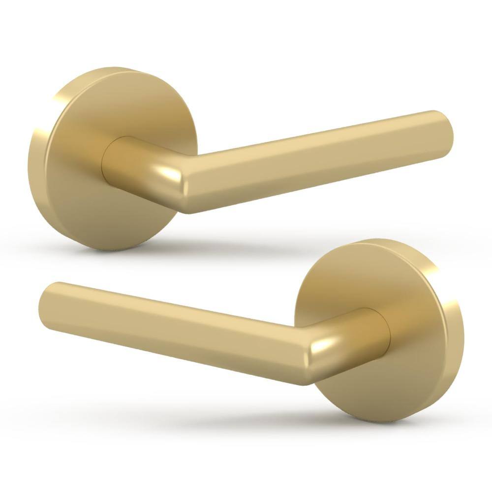 Ronn Dummy Lever Door Handle Set - 2 Pack, Satin Brass price history on PriceWatchPro