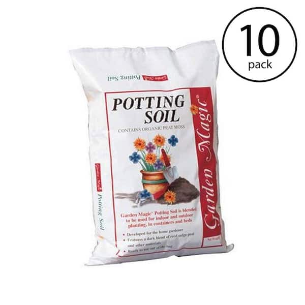 Unbranded 40 lbs. Bag Garden Magic Organic Planting Potting Soil (10-Pack)