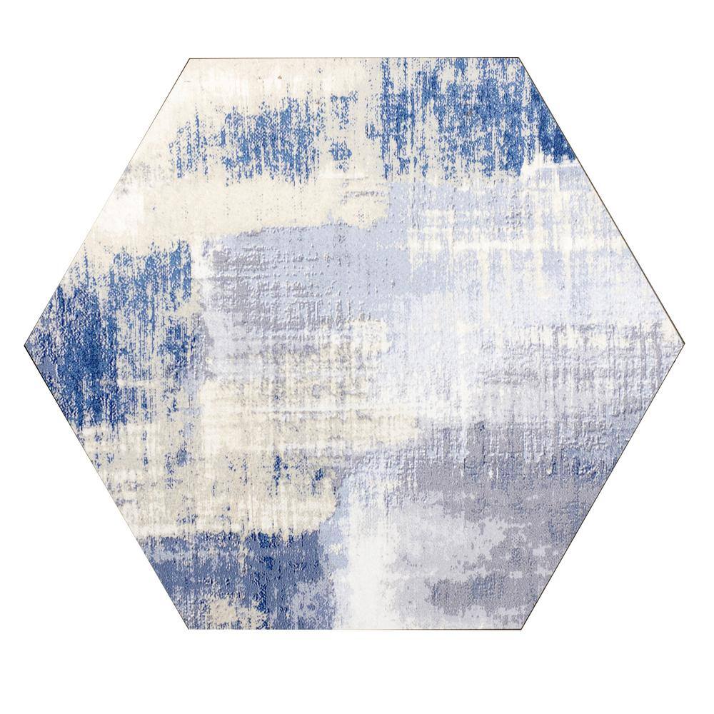 Nature Cement Blue Wood Look Hexagon 8 in. x 8 in. Glass Mosaic Wall Tile (14.4 sq. ft./Case) price history on PriceWatchPro