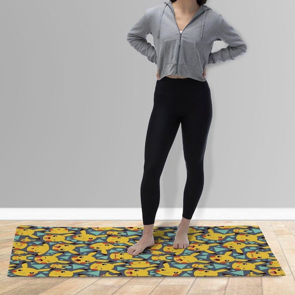 Pokemon Pikachu Expressions Multicolor Washable Indoor Rug 36 in. x 62 in.