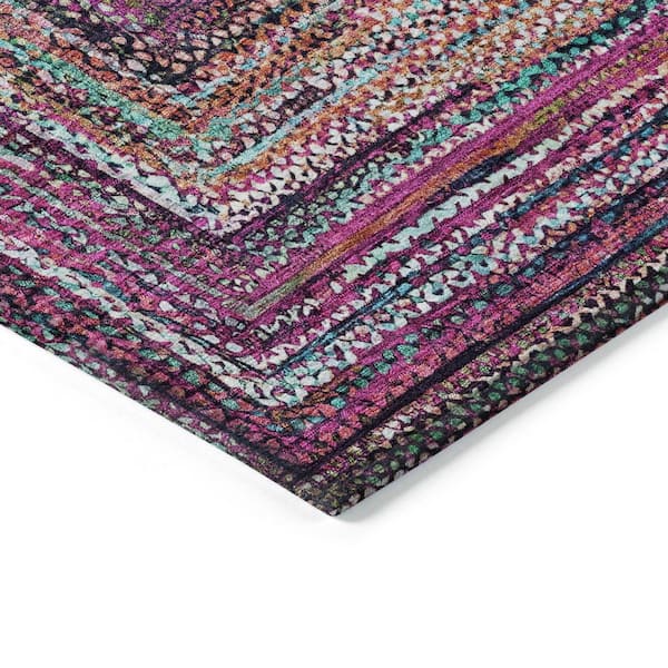 Chantille Machine Washable Indoor/Outdoor Abstract ACN1725 Pink 2 ft. x 3 ft. Accent Rug