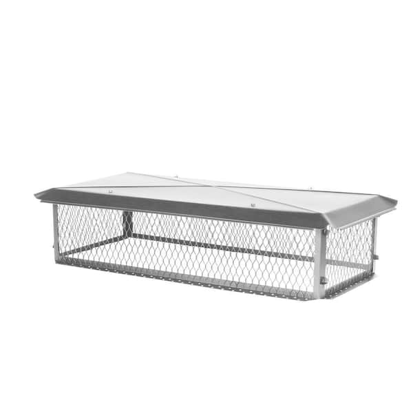 BigTop 19 in. x 13 in. x 10 in. H Chimney Cap in Stainless Steel