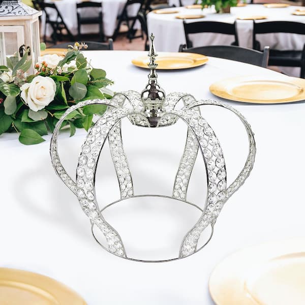 Table Setting - Crown Centerpiece  Table settings, Crown centerpiece,  Centerpieces