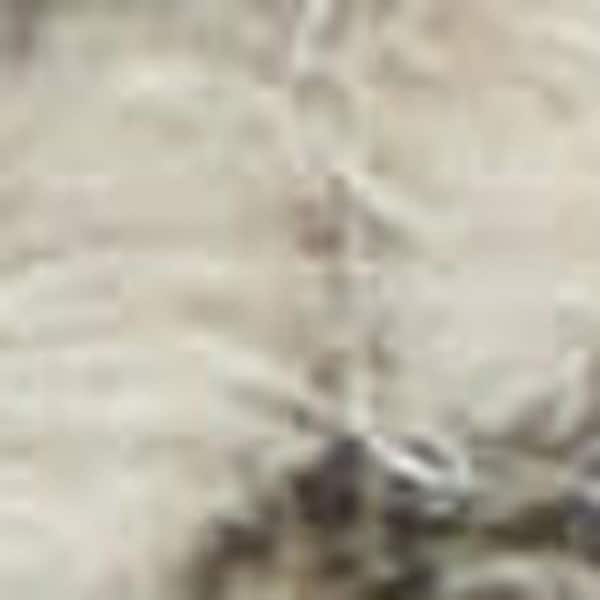 2 ft. x 8 ft. Gray Geometric Washable Area Rug