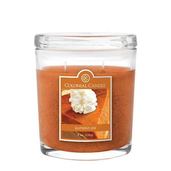 Colonial Candle 8 oz. Pumpkin Pie Oval Jar Candle