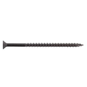 #9 x 3-1/4 in. Black 6-Lobe Torx Drive Exterior Flat Head Multi-Material Screw 1 lb. -Box (67-Piece)