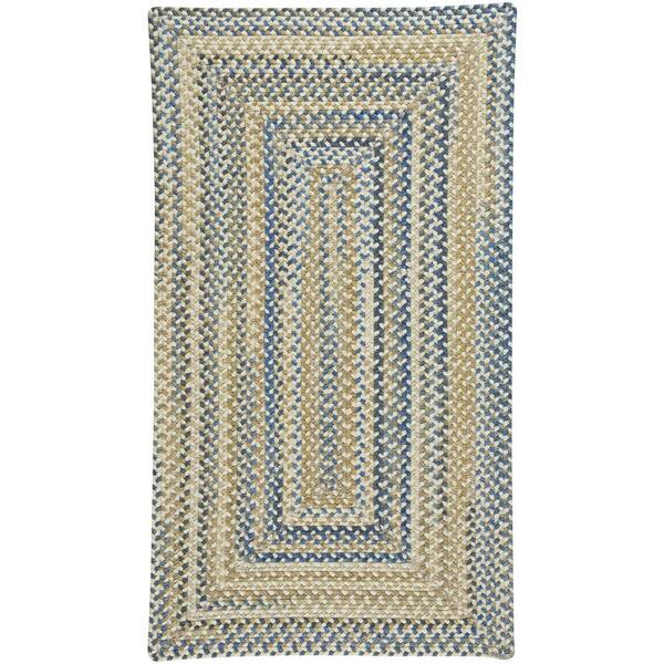 Capel Tooele Light Tan 7 ft. x 9 ft. Concentric Area Rug
