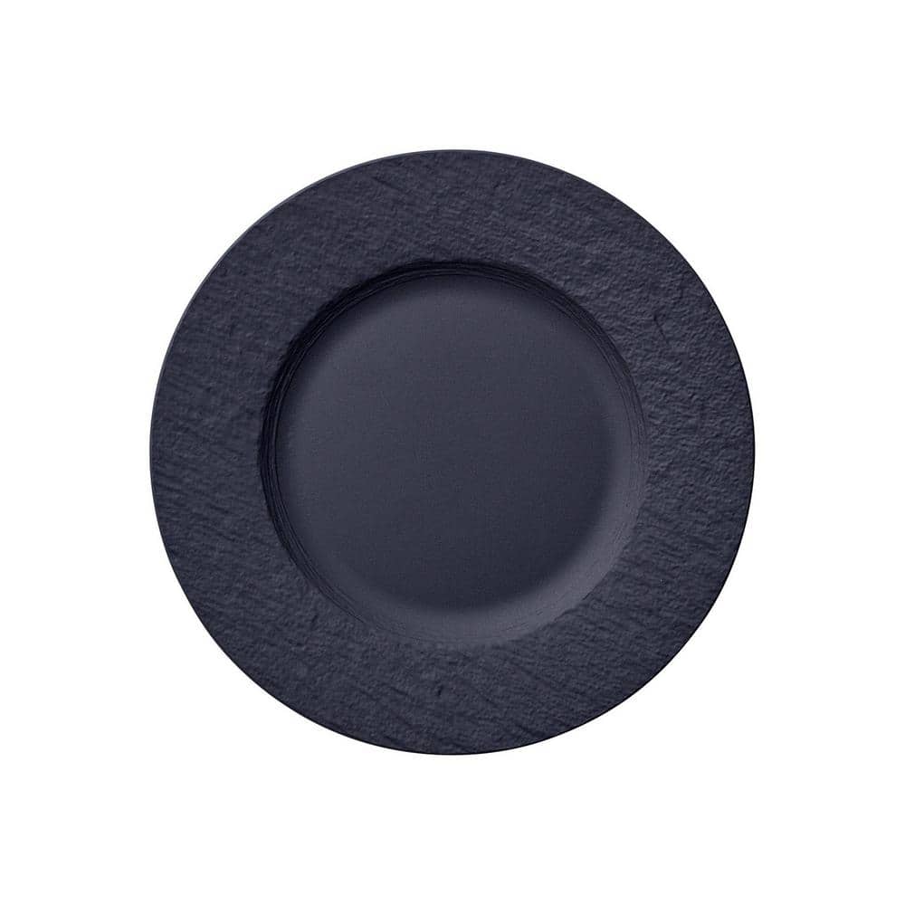 Black Porcelain 12-Piece Round Dinnerware Set