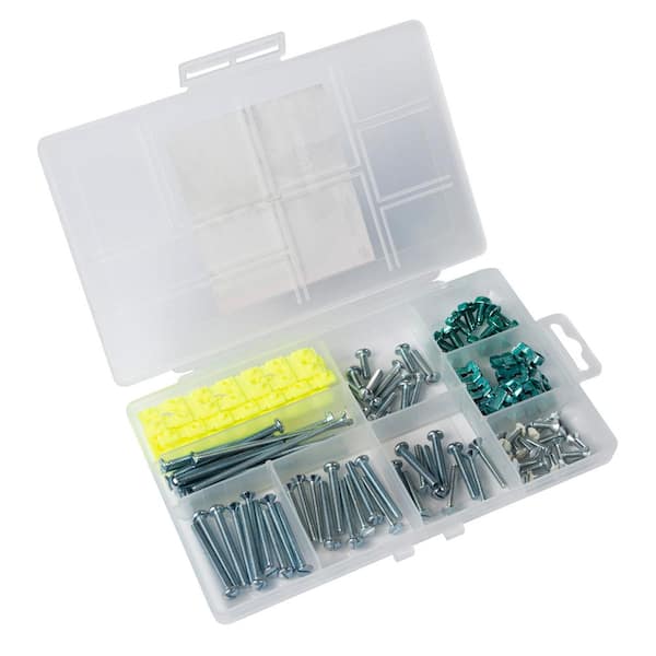 Switch and Outlet Box Installation Screw Kit (124-Piece)