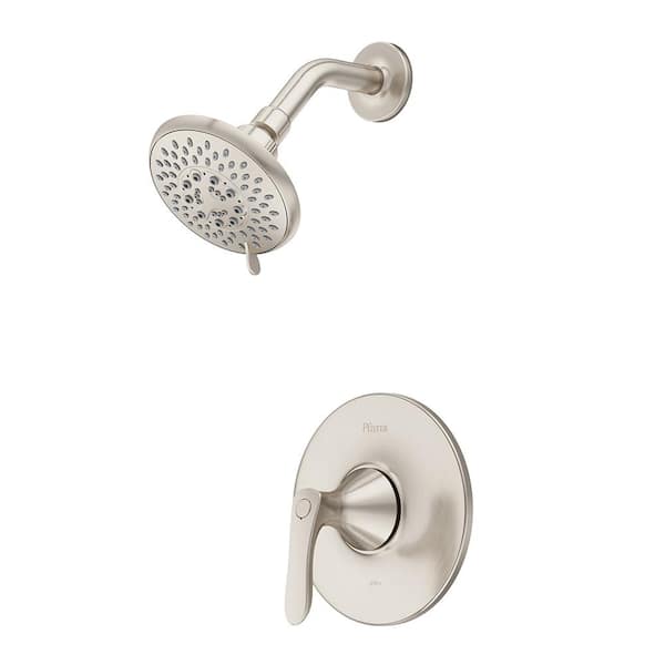 Pfister Weller 1-Handle Shower Faucet Trim Kit Brushed Nickel (Valve Not Included)