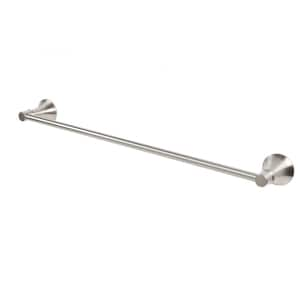 Sadira 24 in. Wall Mounted Towel Bar in Brushed Nickel