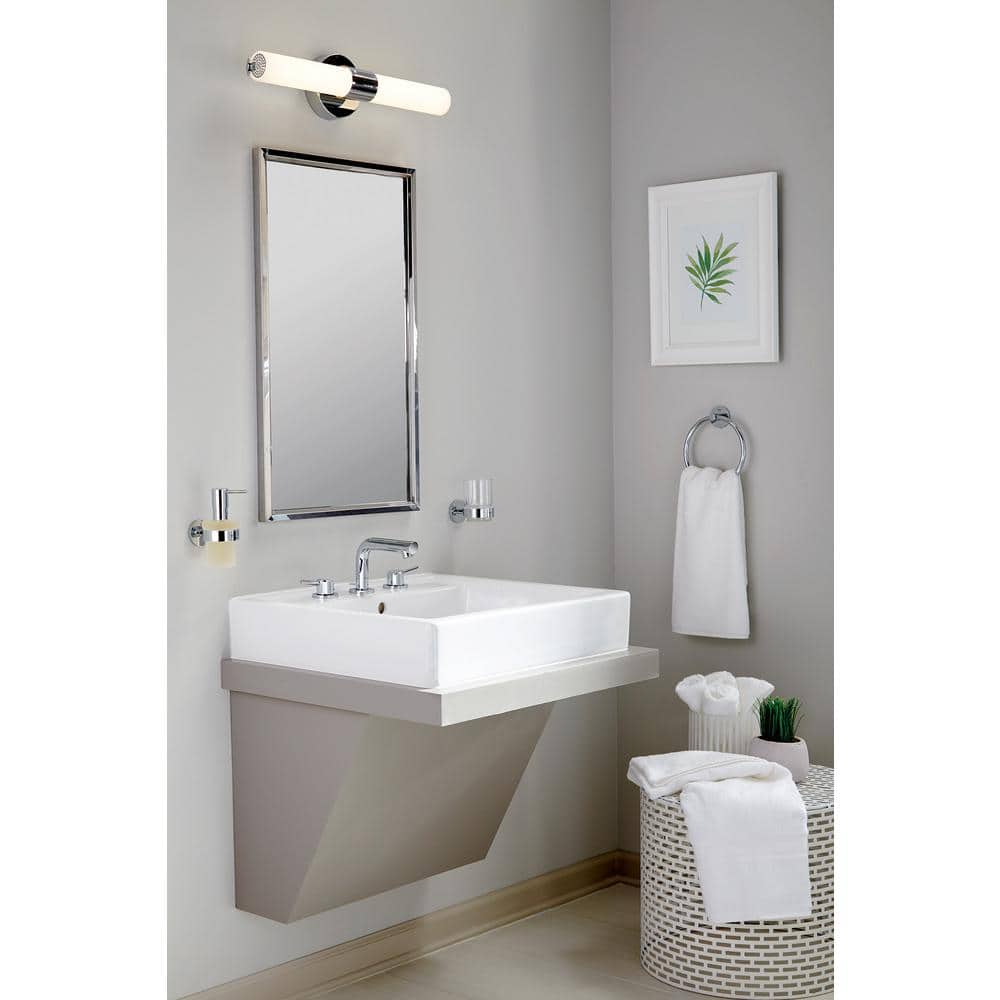 Brushed Nickel Modern Widespread Bathroom Faucet with Drain Assembly