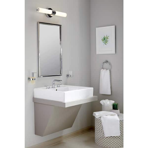 Concetto 8 in. Widespread 2-Handle Mid-Arc Bathroom Faucet in StarLight Chrome