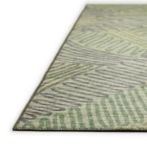 Modena Moss 1 ft. 8 in. x 2 ft. 6 in. Abstract Accent Rug