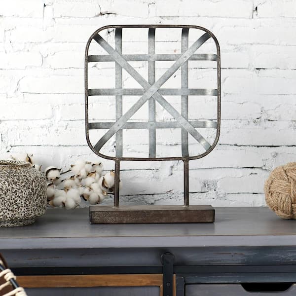 Larkspur Galvanized Metal Melville Table Top Sculpture