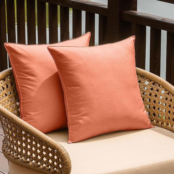 26 x 26 Waterproof Outdoor Throw Pillow Covers Set of