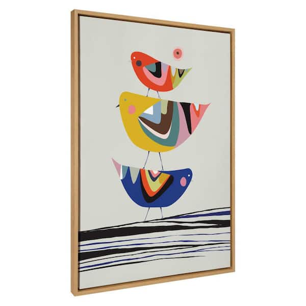 Kate and Laurel Sylvie the Family Tree by Rachel Lee of My Dream Wall Framed Art Print 31 in. x 42 in.