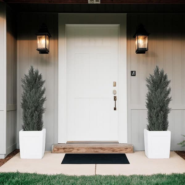 Set of 2 4.92 ft. Artificial Pine Tree Bonsai Set-Realistic UV-Resistant Faux Plants for Indoor & Outdoor Decor