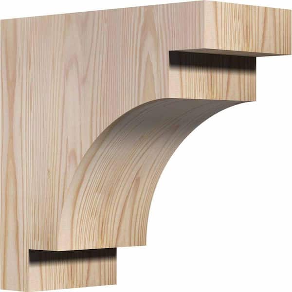 Ekena Millwork 5-1/2 in. x 12 in. x 12 in. Douglas Fir Mediterranean Smooth Corbel