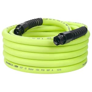 Pro 5/8 in. x 50 ft., 3/4 in. - 11-1/2 GHT Fittings Water Hose