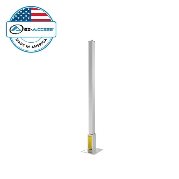 EZ-ACCESS RAILWAY Aluminum Modular Handrail Kit, Post