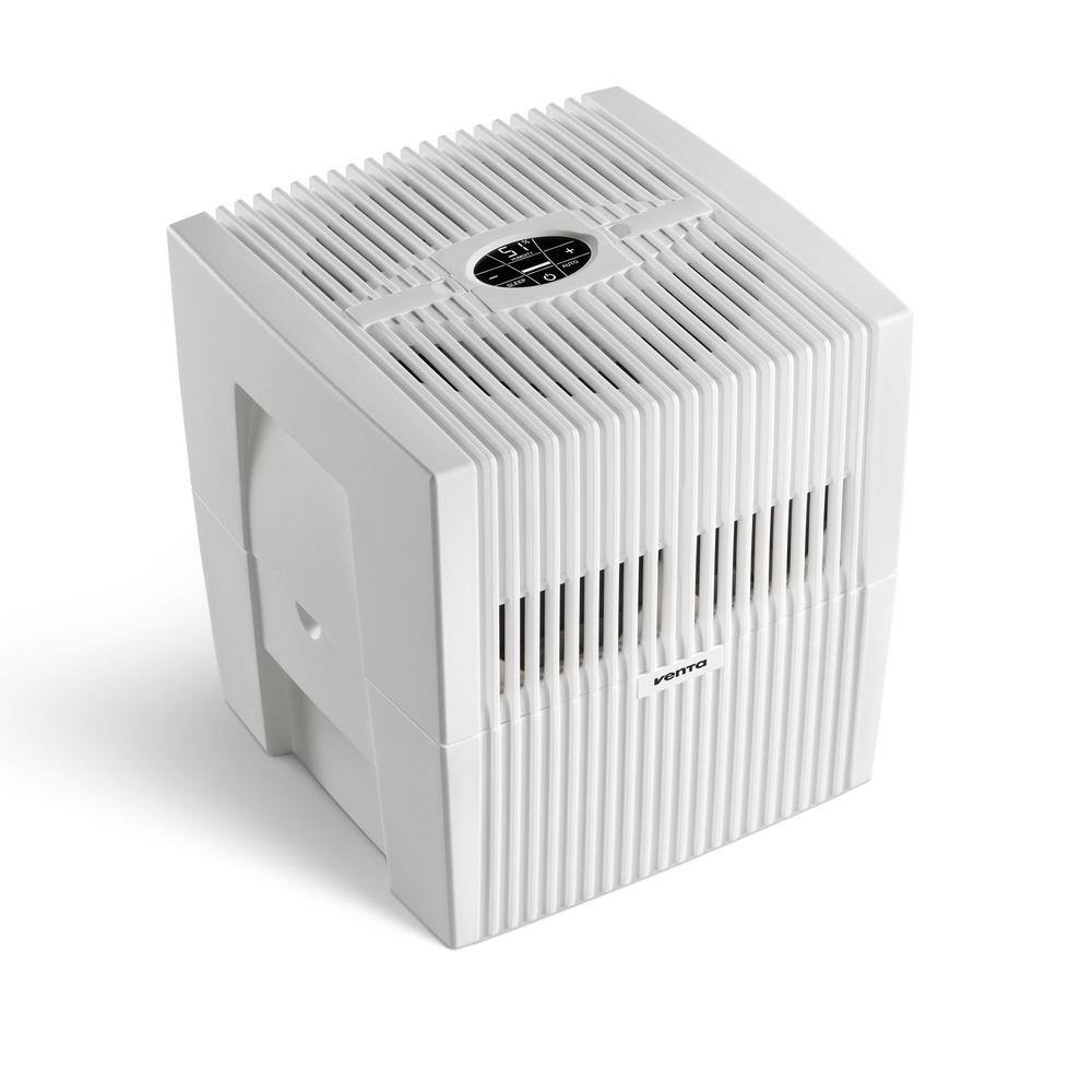 White Filter-Free Evaporative Humidifier with Automatic Shutoff