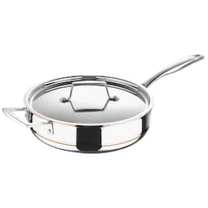 5CX 3 qt. Stainless Steel 5-Ply Copper Core Saute Pan with Lid