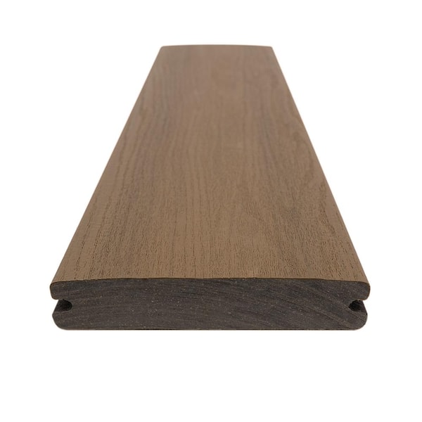 Meridian CoolDeck Shoreside 1 in. x 5.4 in. x 12 ft. Groove Capped Composite Decking 10-Piece H-Pack