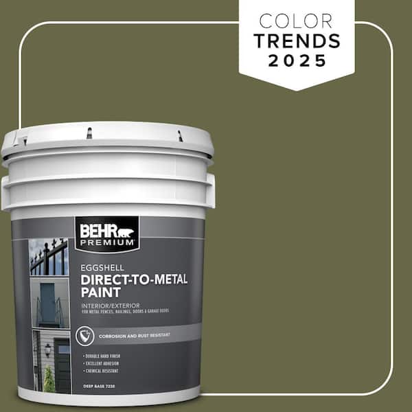 5 gal. #PPU9-24 Amazon Jungle Eggshell Direct to Metal Interior/Exterior Paint