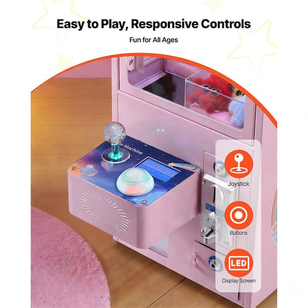VEVOR Claw Crane Machine, Medium-Sized Arcade Game Machine