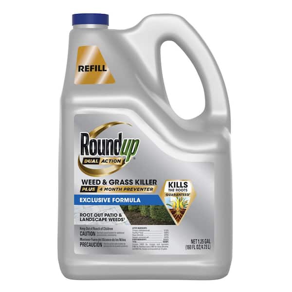 1.25 Gal. Dual Action Weed and Grass Killer Plus 4-Month Preventer Refill