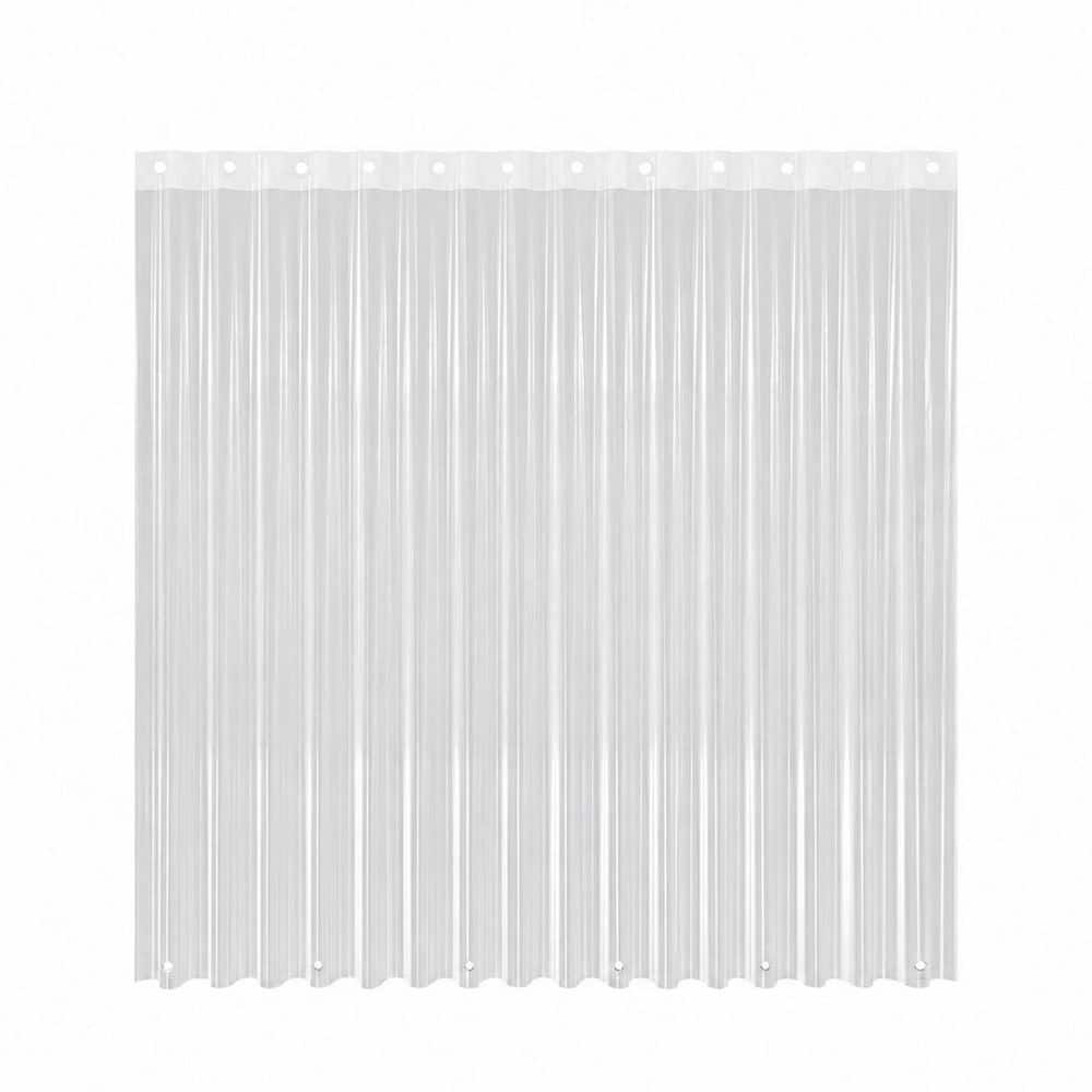 Clear 72 in. W x 72 in. L PEVA Shower Curtain Liner with Weighted Magnets, 1-Pack price history on PriceWatchPro
