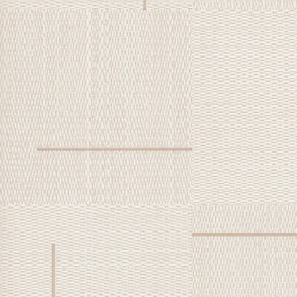 Natural Taupe French Linen Texture Border Stock Illustration