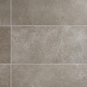 Iris Chiseled Tortora 11.69 in. x 23.5 in. Chiseled Porcelain Floor and Wall Tile (9.68 sq. ft./Case)