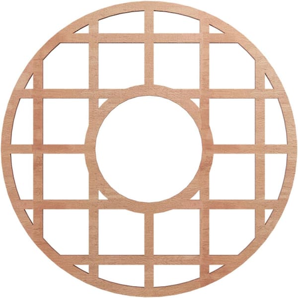 Ekena Millwork 0.375 in. x 5.75 in. x 16 in. Wood Medallion Moulding