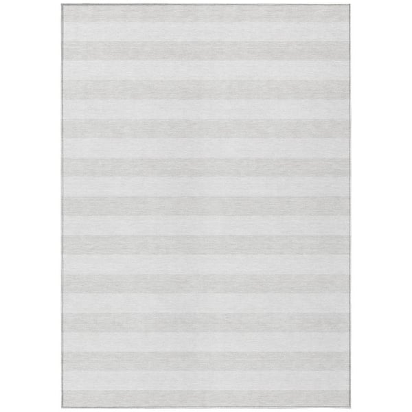 Chantille ACN528 Ivory 8 ft. x 10 ft. Machine Washable Indoor/Outdoor Geometric Area Rug