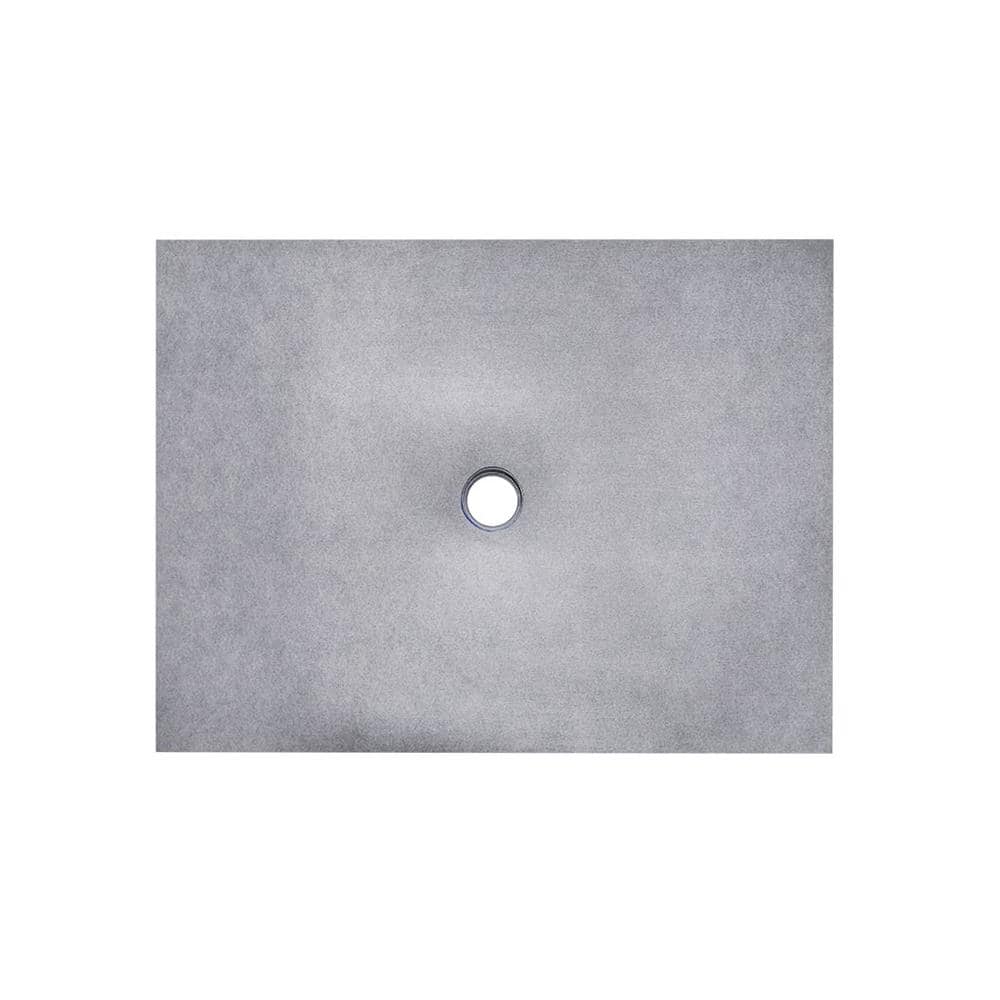 Everbilt 36 in. x 60 in. Waterproof Shower Pan with Center Drain (Drain