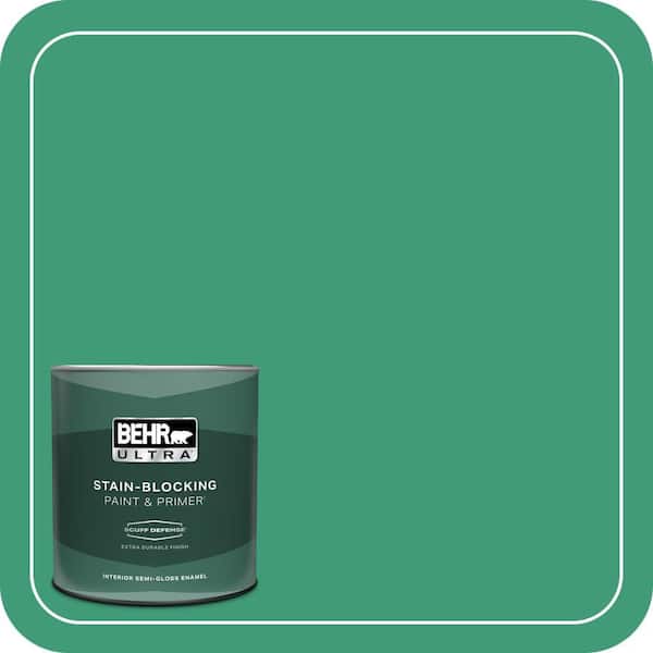 BEHR ULTRA 1 qt. #MQ6-42 Dancing Jewel Extra Durable Semi-Gloss Enamel Interior Paint & Primer