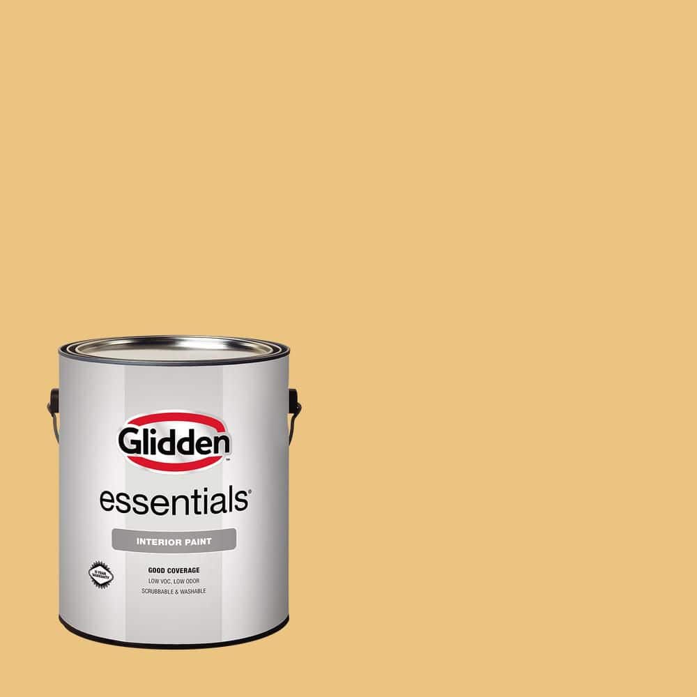 Glidden Essentials 1 gal. PPG1208-4 Gold Buff Flat/Matte